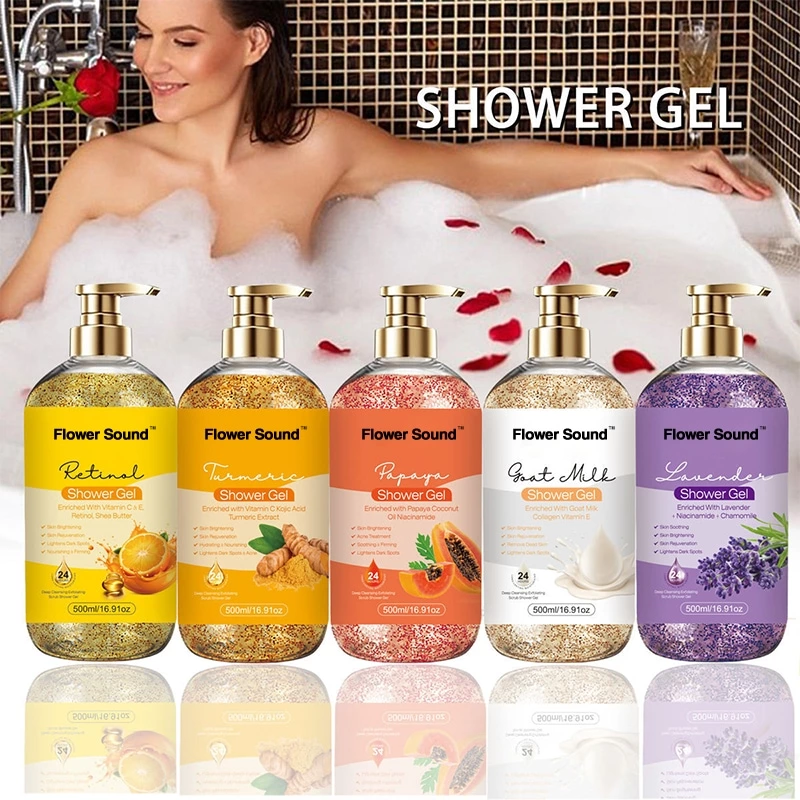Brightening Body Wash with Glycolic Acid, Kojic Acid & Collagen