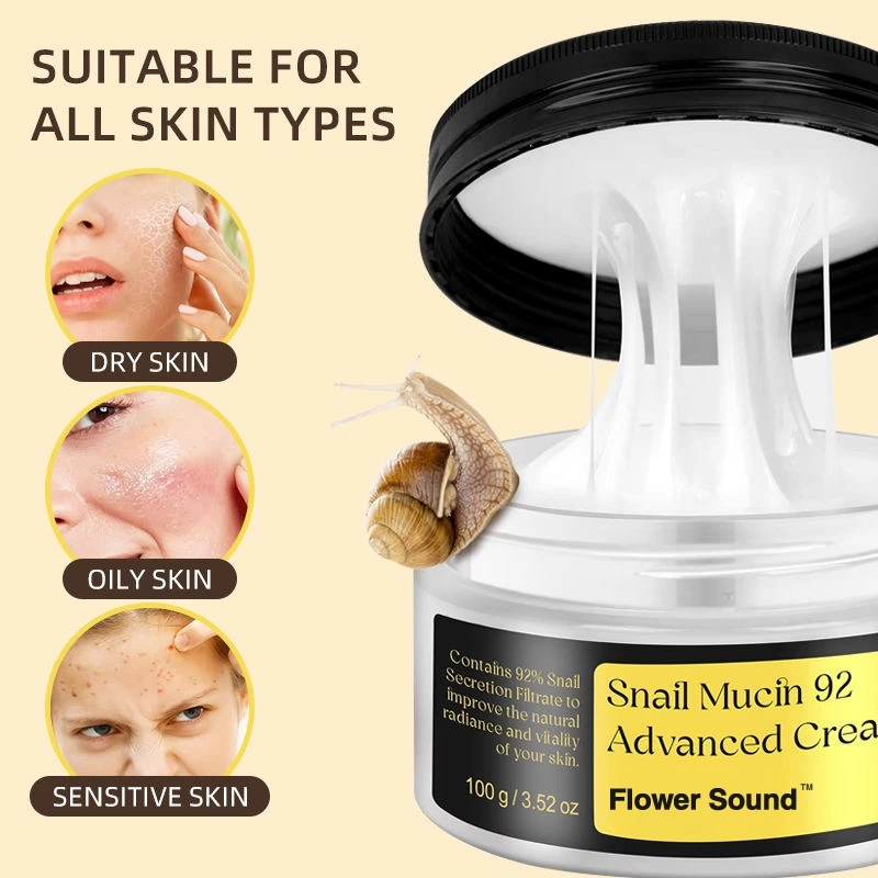 92% Snail Secretion Filtrate Moisturizing Cream